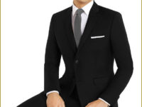 Black Slim Cut Suit