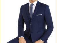 Dark Blue Slim Cut Suit