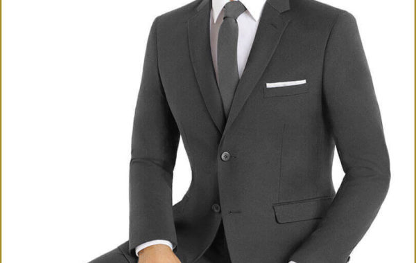 Dark Grey Slim Cut Suit
