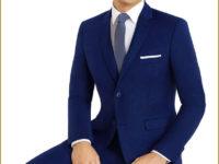 Light Blue Slim Cut Suit