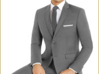 Light Grey Slim Cut Suit